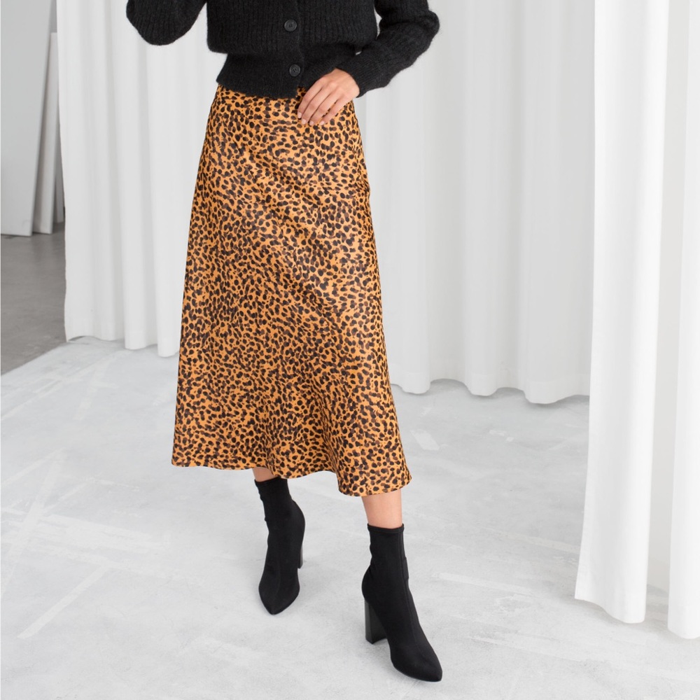 Animal print skirt